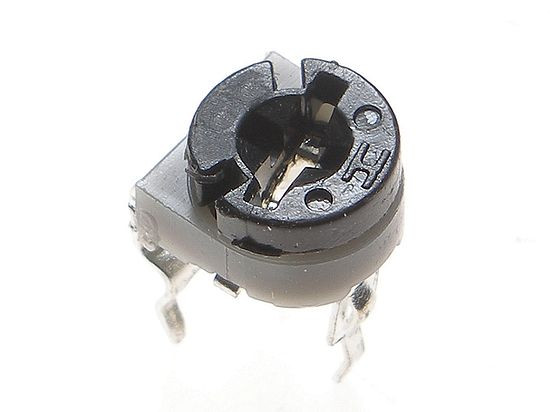 Single turn trimmer potentiomter; RM-065; 500R