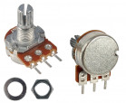 WH148-1A-2-A 5kR RoHS || Single turn shaft potentiometer; 5K
