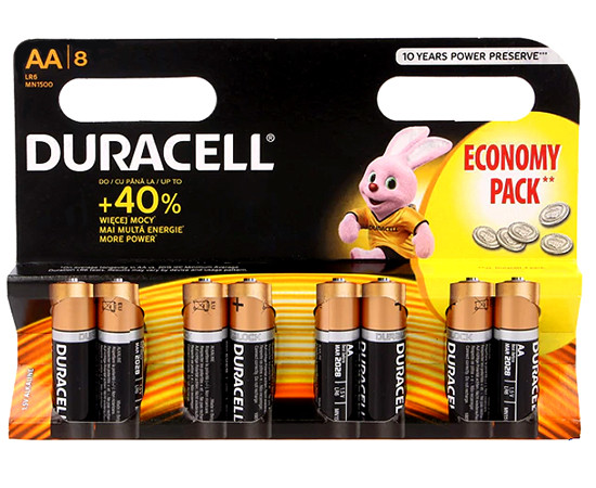 LR6/AA/MN1500(K8) ECONOMY PACK || LR6/AA Duracell Battery