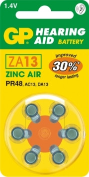 ZA13-GP 6pcs/card packing