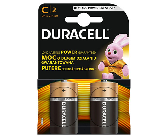 DURACELL LR14 / C BLISTER 2 || LR14 Duracell blister 2szt