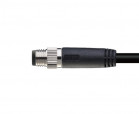 M8-M03-T-1.5-PVC RoHS || M8 type connector, WAIN M8-M03-T-1.5-PVC, male, angled, number of contacts: 3