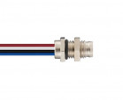 M8-M03-BK-M8-W0.25 RoHS || M8 type connector, WAIN M8-M03-BK-M8-W0.25, male, angled, number of contacts: 3
