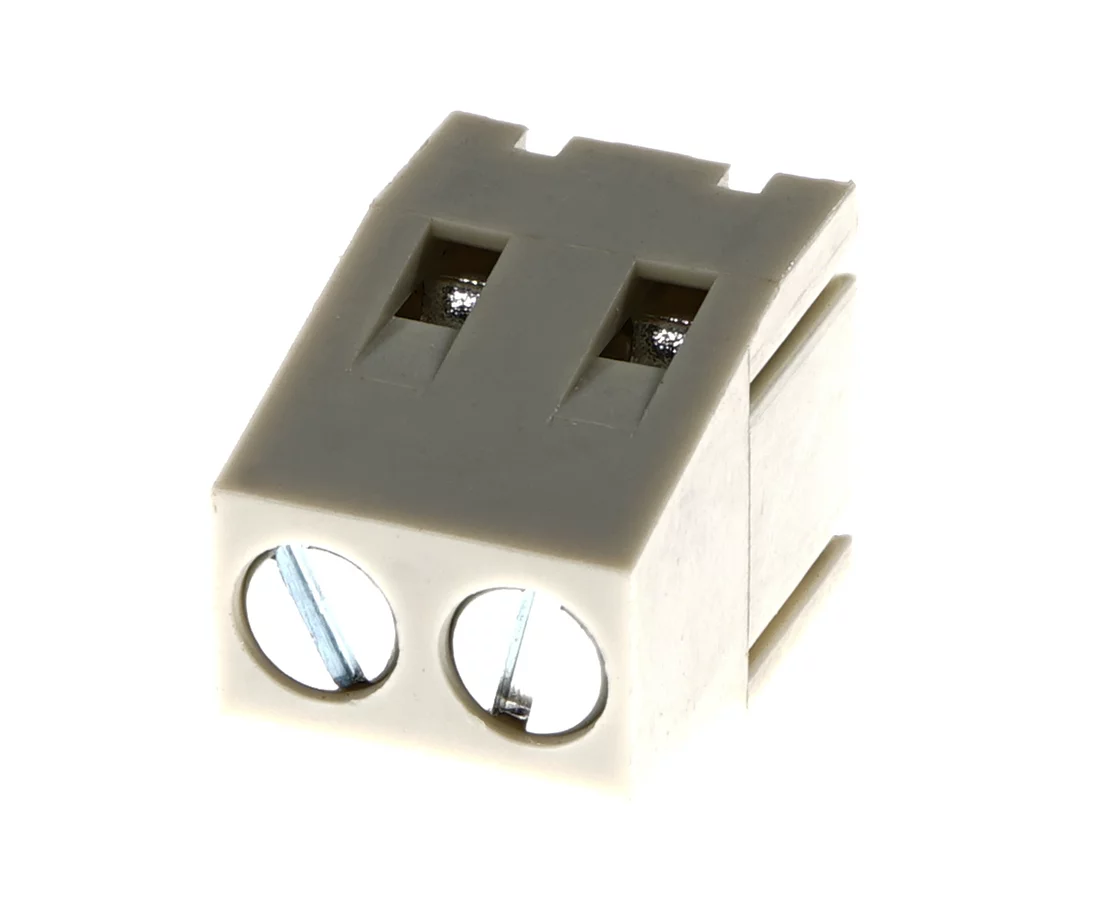 XY128VA-2P 5.0mm (-)brass cage LIGHT GREY XINYA Terminal block