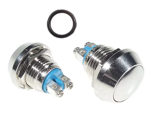 Vandal proof push button switch; W12P10/C