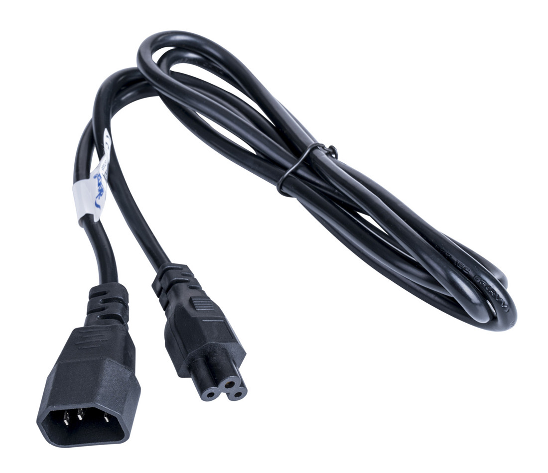 AK-NB-09A RoHS || Kabel IEC C14-Stecker, IEC C5-Buchse, PVC, 1,5 m