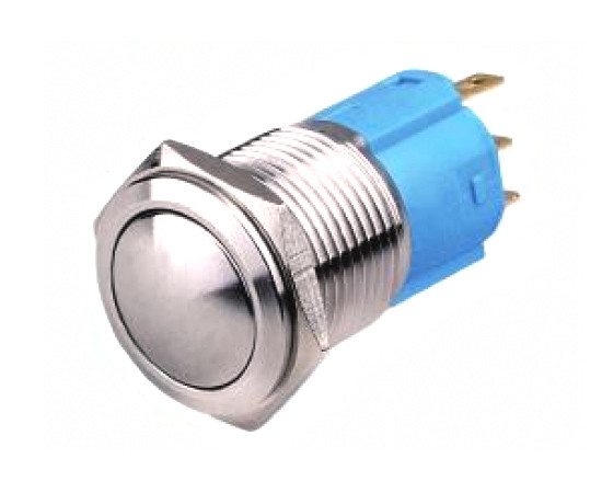 Vandal proof push button switch; W16B11/S