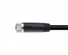 M8-F03-T-1.5-PVC RoHS || M8 type connector, WAIN M8-F03-T-1.5-PVC, female, angled, number of contacts: 3