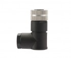 M8-FST04-S-D5 RoHS || M8 type connector, WAIN M8-FST04-S-D5, female, angled, number of contacts: 4