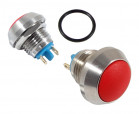 Vandal proof push button switch; W12P10R/Sr