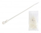Cable tie 150x3.6mm the hole for screws white