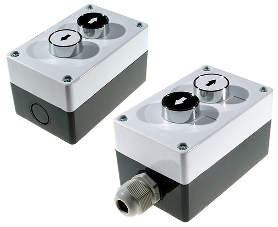 Control box; with cable gland; N/O+N/O