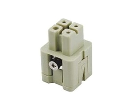 Insert with female contacts, size 3A, 3 poles+PE, 10A, 250V Insert with female contacts, size 3A, 3 poles+PE, 10A, 250V