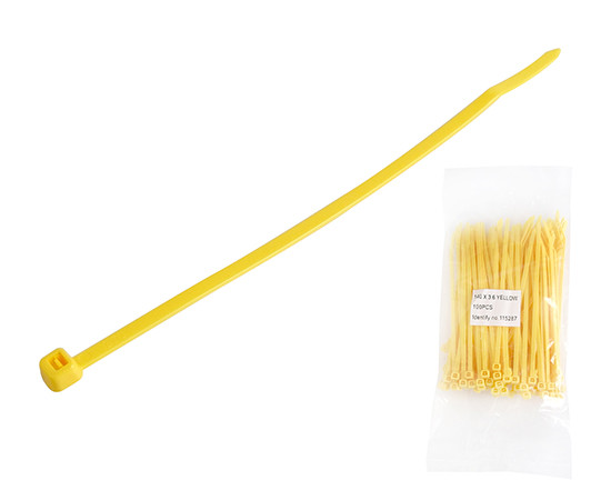 Cable tie standard 200x2.5mm yellow
