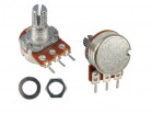 WH148-1A-2-A 10kR RoHS || Single turn shaft potentiometer; 10K