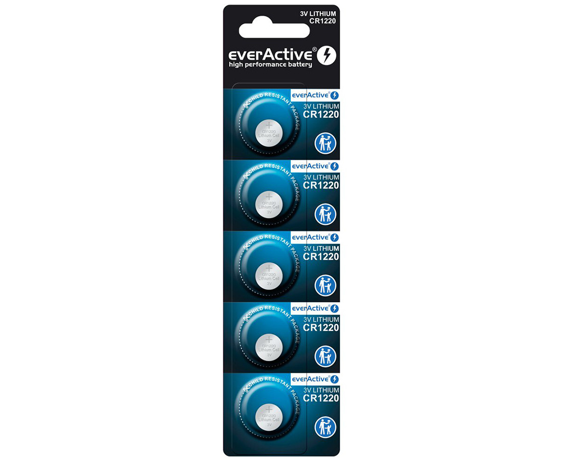 CR1220 5BL || CR1220 everActive Bateria