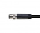 M8-M04-T-1.5-PVC RoHS || M8 type connector, WAIN M8-M04-T-1.5-PVC, male, angled, number of contacts: 4