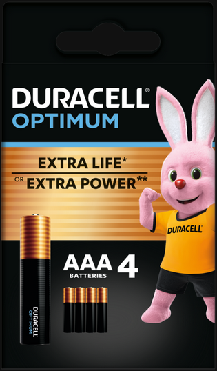 MX2400 AAA4 1.5V OPTIMUM || LR03/AAA Duracell OPTIMUM Bateria