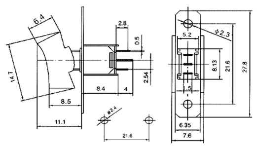 SRLS102-A1; rocker switch;