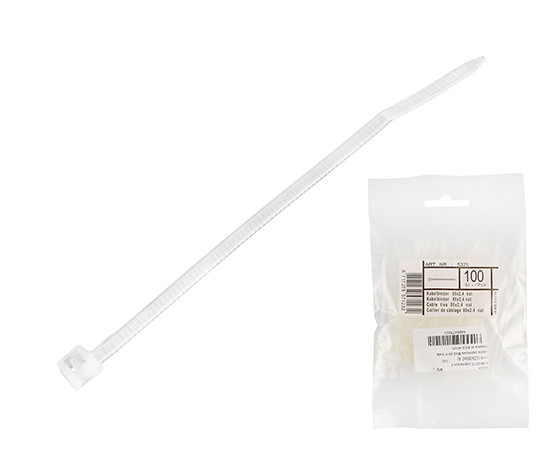 Cable tie standard 80x2.4mm white