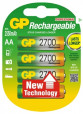 GP270AAHCE-2EB4 RoHS || 270AAHC-UC4 blister 4szt 1,2V 250mA 14,5x50,5mm GP