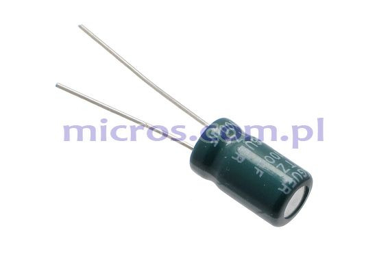 RT1 0.47uF 400V 6.3x11mm LEAGUER Electrolytic capacitor