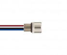 M8-F04-BK-M8-W0.25 RoHS || M8 type connector, M8-F04-BK-M8-W0.25, female, angled, number of contacts: 4