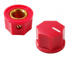 5007-5 (15x10,5) red RoHS || Gałka; wymiary: 10,5x15mm